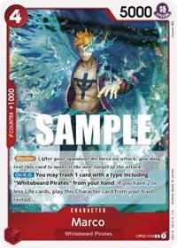 Marco - Paramount War - One Piece Card Game card