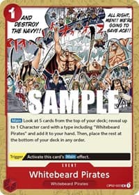Whitebeard Pirates - Paramount War - One Piece Card Game card