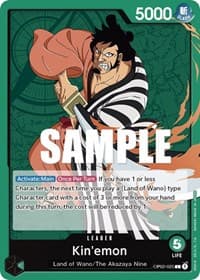 Kin'emon - Paramount War - One Piece Card Game card