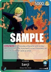 Sanji - Paramount War - One Piece Card Game card