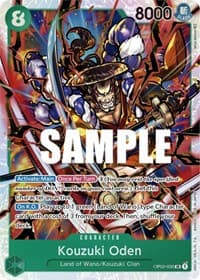 Kouzuki Oden - Paramount War - One Piece Card Game card