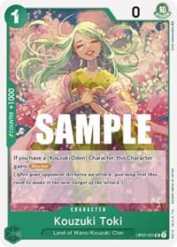 Kouzuki Toki - Paramount War - One Piece Card Game card