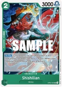 Shishilian - Paramount War - One Piece Card Game card