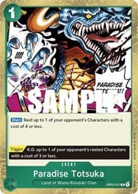 Paradise Totsuka - Paramount War - One Piece Card Game card