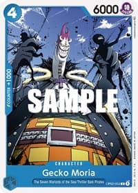 Gecko Moria - Paramount War - One Piece Card Game card