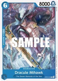 Dracule Mihawk - Paramount War - One Piece Card Game card