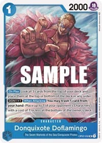 Donquixote Doflamingo - Paramount War - One Piece Card Game card