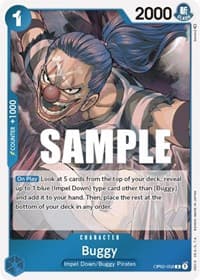 Buggy - Paramount War - One Piece Card Game card