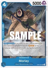 Morley - Paramount War - One Piece Card Game card