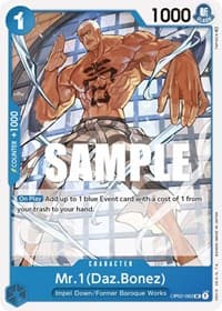 Mr.1 (Daz.Bonez) - Paramount War - One Piece Card Game card