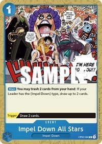 Impel Down All Stars - Paramount War - One Piece Card Game card