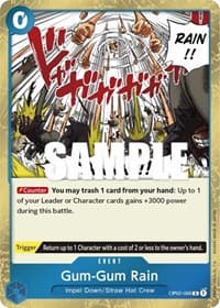 Gum-Gum Rain - Paramount War - One Piece Card Game card