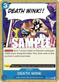DEATH WINK - Paramount War - One Piece Card Game card