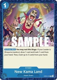 New Kama Land - Paramount War - One Piece Card Game card