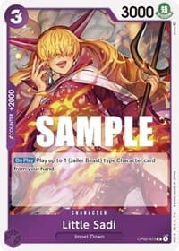 Little Sadi - Paramount War - One Piece Card Game card