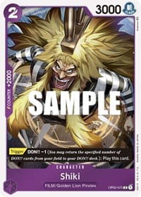 Shiki - Paramount War - One Piece Card Game card