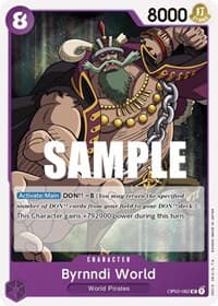 Byrnndi World - Paramount War - One Piece Card Game card