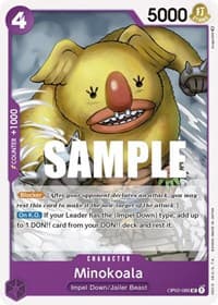 Minokoala - Paramount War - One Piece Card Game card