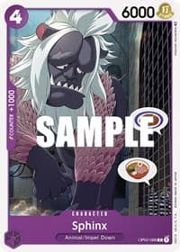 Sphinx - Paramount War - One Piece Card Game card