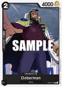 Doberman - Paramount War - One Piece Card Game card