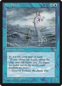 Sea Spirit - Ice Age - Magic: The Gathering card