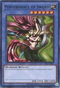 Performance of Sword - Spell Ruler (25th Anniversary Edition) - YuGiOh card