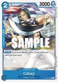 Cabaji - Paramount War Pre-Release Cards - One Piece Card Game card