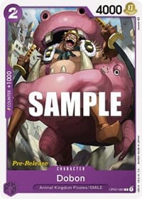 Dobon - Paramount War Pre-Release Cards - One Piece Card Game card
