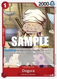 Dogura - Paramount War Pre-Release Cards - One Piece Card Game card