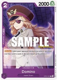 Domino - Paramount War Pre-Release Cards - One Piece Card Game card