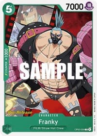 Franky - Paramount War Pre-Release Cards - One Piece Card Game card