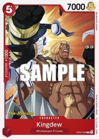 Kingdew - Paramount War Pre-Release Cards - One Piece Card Game card