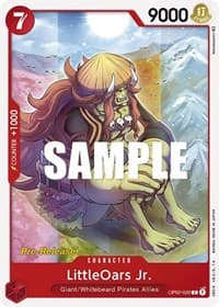 LittleOars Jr. - Paramount War Pre-Release Cards - One Piece Card Game card
