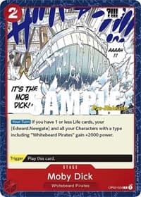 Moby Dick - Paramount War Pre-Release Cards - One Piece Card Game card