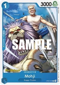 Mohji - Paramount War Pre-Release Cards - One Piece Card Game card