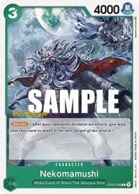 Nekomamushi - Paramount War Pre-Release Cards - One Piece Card Game card