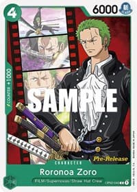 Roronoa Zoro - Paramount War Pre-Release Cards - One Piece Card Game card