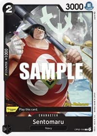 Sentomaru - Paramount War Pre-Release Cards - One Piece Card Game card