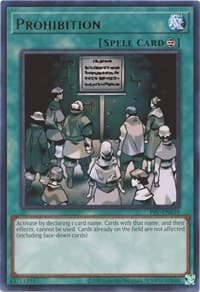 Prohibition - Pharaoh's Servant (25th Anniversary Edition) - YuGiOh card