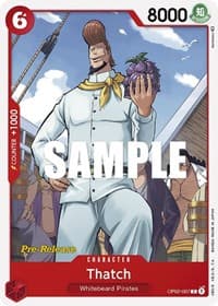 Thatch - Paramount War Pre-Release Cards - One Piece Card Game card