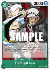 Trafalgar Law - Paramount War Pre-Release Cards - One Piece Card Game card