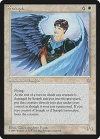 Seraph - Ice Age - Magic: The Gathering card
