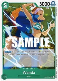 Wanda - Paramount War Pre-Release Cards - One Piece Card Game card