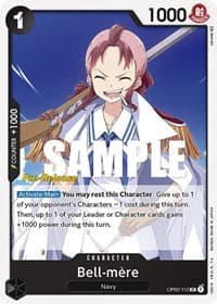 Bell-mere - Paramount War Pre-Release Cards - One Piece Card Game card