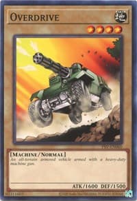 Overdrive - Pharaoh's Servant (25th Anniversary Edition) - YuGiOh card
