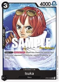 Isuka - Paramount War Pre-Release Cards - One Piece Card Game card