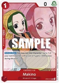 Makino - Paramount War Pre-Release Cards - One Piece Card Game card