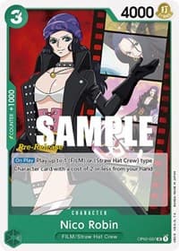 Nico Robin - Paramount War Pre-Release Cards - One Piece Card Game card