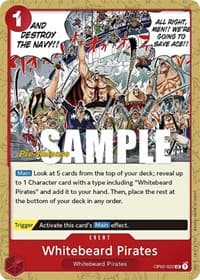 Whitebeard Pirates - Paramount War Pre-Release Cards - One Piece Card Game card