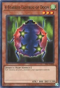 4-Starred Ladybug of Doom - Pharaoh's Servant (25th Anniversary Edition) - YuGiOh card